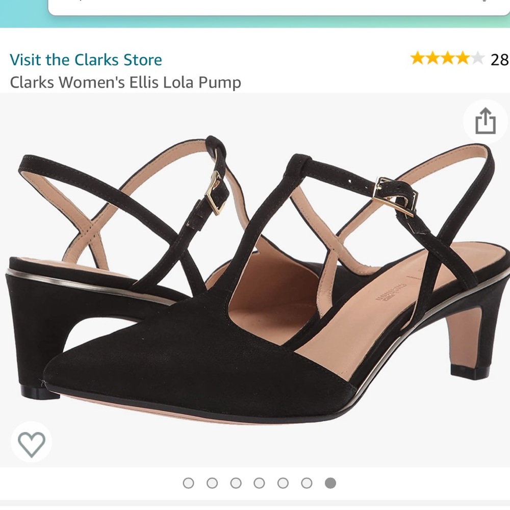 Clark’s Lola Ellis Nubuck Pump